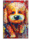 Bichon Frise Water Color Unique Meaningful Gifts For Dog Lovers Vertical Poster