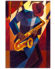 The Man Who Plays Saxophone Gift For Jazz Music Lovers Vertical Poster