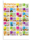 Nutrition Alphabet Colorful Design Gift For Mom Vertical Poster