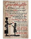 From Nanny Lady With Meaningful Words For Granddaughter Vertical Poster
