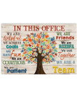 Physical Therapist We Are A Team Horizontal Poster