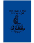 There Was A Girl Loved Cats And Had Tattoos Gifts For Cat Lovers Vertical Poster