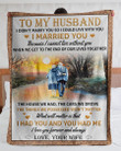 At The End Of Our Lives Old Age Gift For Husband Sherpa Blanket