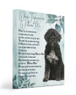An Angel Came Called My Name Matte Canvas Portuguese Water Dog Matte Canvas