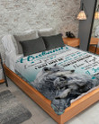 Wolf Never Forget How Special You Are Wife Gift For Husband Sherpa Blanket