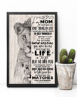 Daughter Gift For Mom With Meaningful Words How Special You're To Me Vertical Poster