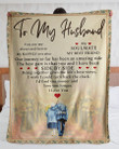 I've Been Side By Side Old Age Husband Gift For Wife Sherpa Blanket