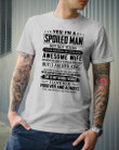 A Spoiled Man I Am Her King Gift For Husband Guys Tee