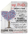 I Became Yours Tree Of Life Husband Gift For Wife Sherpa Blanket