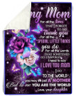 Present For Mummy Thank For Special Little Things You Do Trending Sherpa Blanket