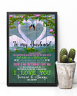 Wife Gift For Husband Swans The Day I Met You Vertical Poster