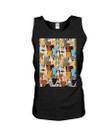 Many Cats In Colorful Design Gift For Cats Lovers Unisex Tank Top