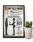 Present For Old Man Let You Know You're Appreciated Design Vertical Poster