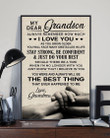 As You Grow Older Hand In Hand Grandma Gift For Grandson Vertical Poster