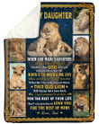The Rest Of Mine Lion Galaxy Sherpa Fleece Blanket Dad Gift For Daughter Sherpa Blanket