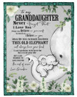 This Old Elephant Will Always Have Your Back Sherpa Fleece Blanket