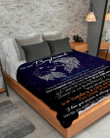 I Love You Forever Blue Star Night Gift For Boyfriend Sherpa Fleece Blanket Sherpa Blanket
