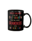 This Crazy Grandpa With The Cutest Grandkids Gift For Family Mug