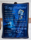 Thanks For Making Me Laugh Wife Gift For Husband Sherpa Blanket