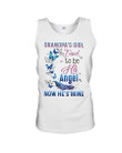 Gift For Grandpa Butterflies Feather He's My Angel Unisex Tank Top