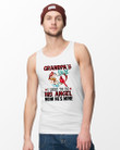 Cardinal Gift For Angel Grandpa I Used To Be His Angel Unisex Tank Top