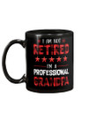 Gift For Family Star Pattern I'm A Professional Grandpa Mug