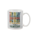 Gift For Son In Law Vintage Design You Volunteered Mug