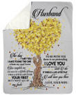 Loving Tree Gift For Husband I Will Love You Until I Die Sherpa Fleece Blanket Sherpa Blanket
