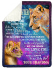 Lion Grandma Gift For Graddaughter This Old Lioness Will Always Have Your Back Sherpa Blanket