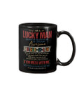 I Am A Lucky Man Because I'm The Son In Law Gift For Family Mug