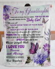 You Are My Baby Girl Grandma Gift For Granddaughter Sherpa Fleece Blanket Sherpa Blanket