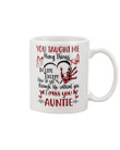 Angel Auntie You Taught Me Many Things Gift For Family Mug
