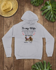 Old Couple Our Home Ain't No Castle Custom Name Adam Gift For Wife Name Joe Hoodie