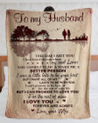 The Day I Met You Sherpa Fleece Blanket Gift For Husband Sherpa Blanket