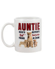 Gift For Auntie Lion Best Friend Best Partner In Crime Mug