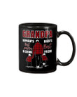 Gift For Grandpa Plaid Red Best Friend Best Partner In Crime Mug