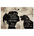 Dog Gift For Dog Lovers I'll Always Be By Your Side Horizontal Poster