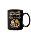 Grandparent Gift For Grandkid Lion Family If You Mess With Me Mug