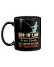 Gift For Son In Law Go Fishing Vintage You Volunteered Mug