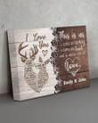 Gift For Girlfriend This Is Us A Little Bit Land Custom Name Matte Canvas Matte Canvas