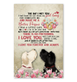 Poodle Gift For Wife You Complete Me Vertical Poster