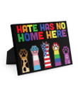 Gift For Lgbt People Cat Paws Hate Has No Home Here Matte Canvas