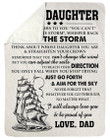 You Can Adjust The Sails To Reach Your Direction Sherpa Fleece Blanket Papa Gift For Daughter Sherpa Blanket