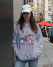 America 4th Of July Truck Boston Terrier Gift For Dog Lovers Hoodie
