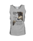 Grandpa Gift For Grandson Wolf Love You For The Rest Of Mine Unisex Tank Top