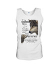 Grandpa Gift For Grandson Wolf Love You For The Rest Of Mine Unisex Tank Top