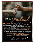 You Are My Strength Wife Gift For Husband Sherpa Fleece Blanket Sherpa Fleece Blanket