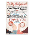 Boyfriend To Girlfriend I Hope You Unwrap It Gently Vertical Poster