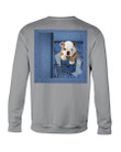English Bulldog Many Denim Pockets Gift For Dog Lovers Sweatshirt