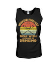 Weekend Forecast Golf Gift For Golf Lovers Unisex Tank Top